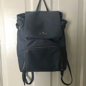 kate spade leather backpack